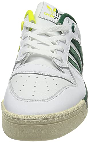 adidas Rivalry Low Premium, Zapatillas Deportivas Hombre, FTWR White Cream White Collegiate Green, 41 1/3 EU