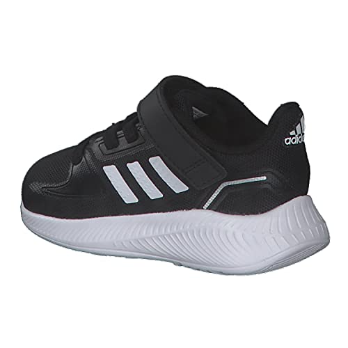 adidas Runfalcon 2.0, Running Shoe, Core Black/Cloud White/Silver Metallic, 27 EU
