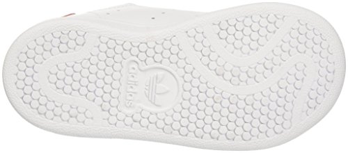 adidas Stan Smith J, Zapatillas Unisex Adulto, Blanco (Footwear White/Footwear White/Bold Pink 0), 38 2/3 EU