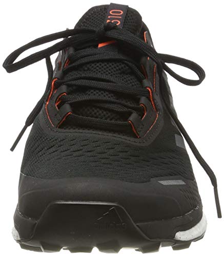 adidas Terrex Agravic Flow, Zapatillas de Cross Hombre, Negro (Core Black/Grey Six/Solar Orange Core Black/Grey Six/Solar Orange), 42 EU