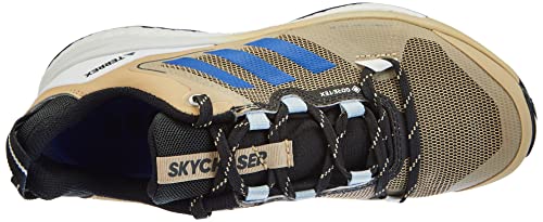 adidas Terrex Skychaser 2 GTX, Zapatillas para Carreras de montaña Hombre, Beige Tone Bold Blue Core Black, 41 1/3 EU