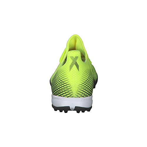 adidas X GHOSTED.3 TF, Zapatillas de fútbol Hombre, Amasol/NEGBÁS/AZUREA, 43 1/3 EU