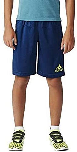 adidas YB G Swat Short - Pantalón Corto para niño, Color Azul/Lima, Talla 128
