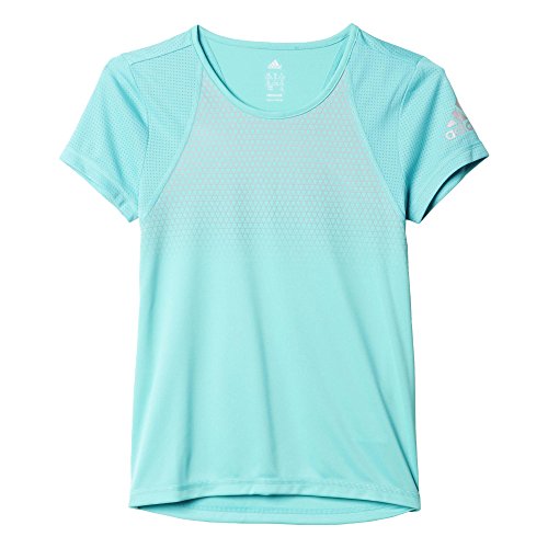 adidas YK R G tee - Camiseta para niña, Color Azul, Talla 116