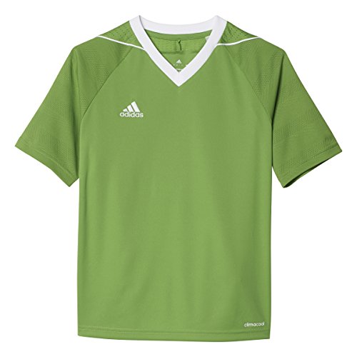 Adidas Youth Tiro 17 Soccer Jersey 2XS Rave Green-White