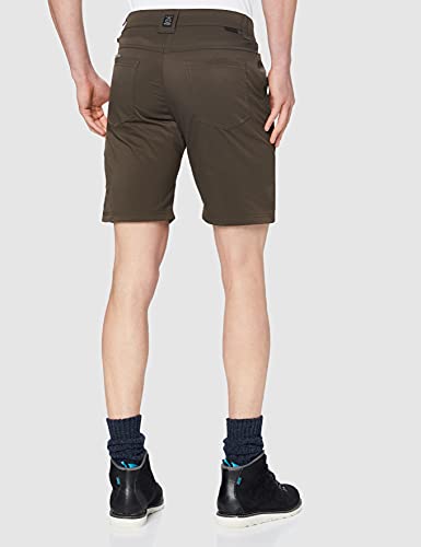 All Terrain Gear by Wrangler 8 Pocket Belted Short Pantalones Cortos de Senderismo, Café Turco, 38 para Hombre