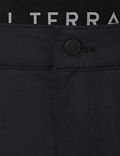 All Terrain Gear by Wrangler 8 Pocket Belted Short Pantalones Cortos de Senderismo, Negro Azabache, 46 para Hombre