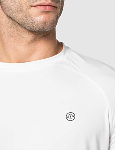 All Terrain Gear by Wrangler Performance T Shirt Camiseta de senderismo, blanco, XXXXL para Hombre