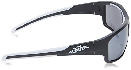Alpina Testido Gafas de ciclismo, Unisex adulto, Negro (BlackMatt/ White), Talla única