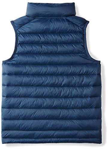 Amazon Essentials Boys' Lightweight Water-Resistant Packable Puffer Vest Camiseta sin Mangas, Azul (Navy), X-Large