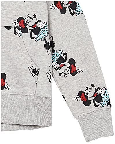 Amazon Essentials Fleece Zip-Up Hoodie Sweatshirts Sudadera, Iconos De Minnie, 9-10 años