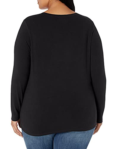 Amazon Essentials Long-Sleeve T-Shirt Novelty-t-Shirts, Negro, Medium