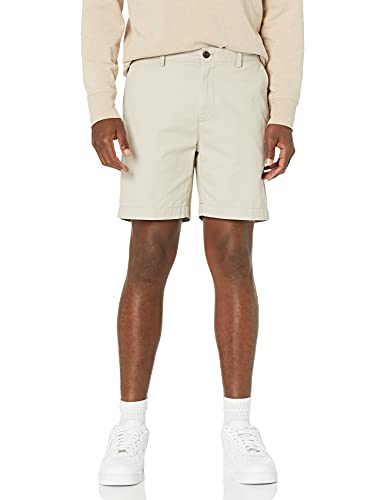 Amazon Essentials – Pantalón corto de corte entallado para hombre (17,78 cm), Beige (Stone Sto), 31W