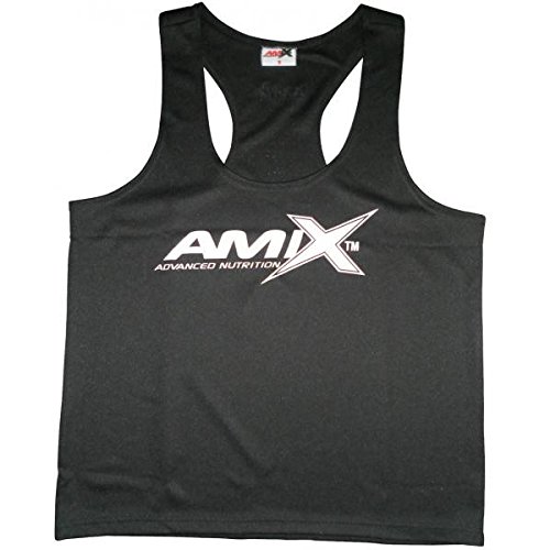 AMIX Camiseta Negra Tirantes XL