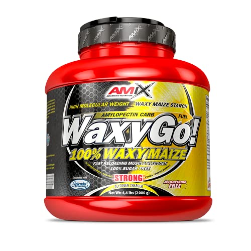 AMIX - Suplemento Deportivo - Amilopectina Waxy Go en Formato de 2 kg - Mejora el Rendimiento Muscular - Mantiene los Niveles de Glucógeno - Sabor Neutro
