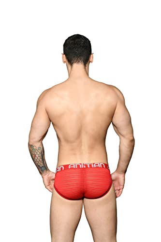 Andrew Christian Mesh Stripe Sexy Brief w/ Almost Naked