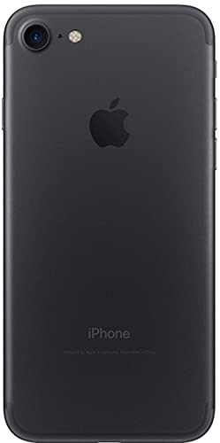 Apple iPhone 7 SIM-Free Smartphone Jet Black 128GB (Renewed)