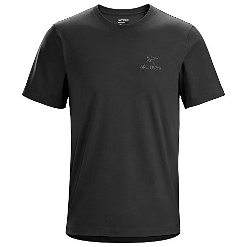 Arc'teryx Camiseta con Emblema para Hombre, Negro II, Small