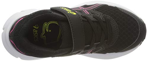 Asics Jolt 3 PS, Road Running Shoe, Black/Hot Pink, 32.5 EU