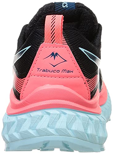 ASICS Trabuco MAX, Zapatillas de Running de Carreras Mujer, Black Blazing Coral, 39 EU