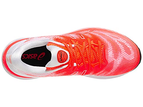 ASICS Women's Gel-Nimbus 23 Tokyo Running Shoes, 6.5M, Sunrise RED/White