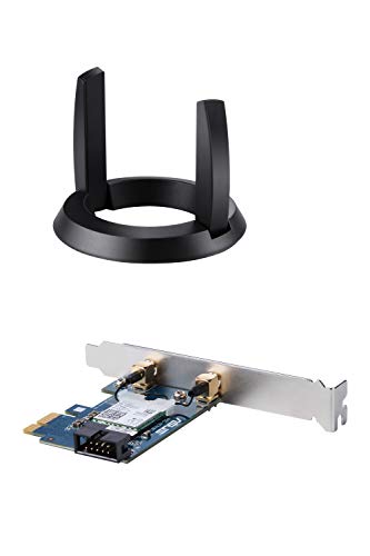ASUS PCE-AC58BT - Tarjeta de Red Wi-Fi PCI-e 160 MHz AC2100 con Bluetooth 5.0 (Dual-Band, 2x2, MU-MIMO, WPA3)