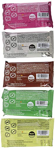 Barritas Proteicas Paleo 100% naturales - Altas en Proteína - Pack Ahorro 5 sabores (15x55g)