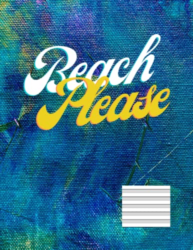 Beach Please: Caderno Especial para Disléxicos (Dyslexic Friendly)