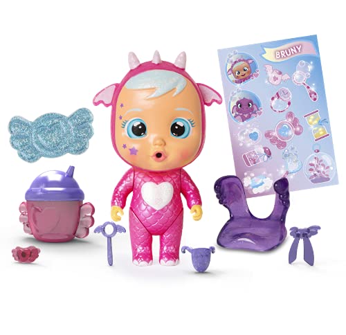 BEBÉS LLORONES LÁGRIMAS MÁGICAS Fantasy Casita Chupete | Mini muñeca Sorpresa coleccionable con purpurina que llora y Accesorios - Juguete para niñas y niños +3 Años