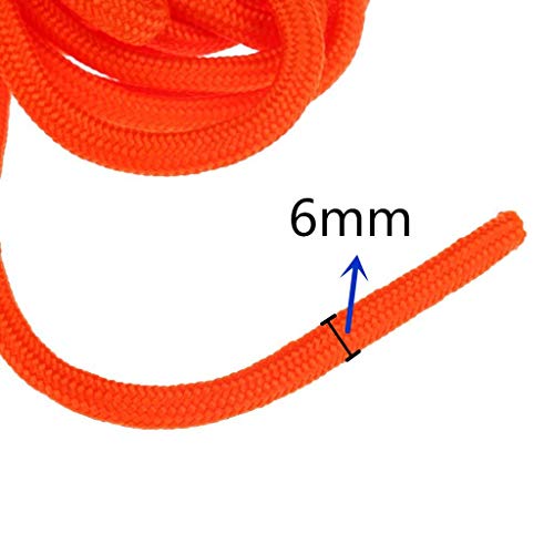 BeGrit Cuerda Flotante de Anclaje para Amarre, Cuerda multifunción, 20 m/6 mm, línea de Remolque para Barco, Camping, Senderismo, Escalada