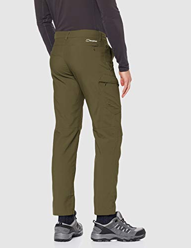 Berghaus Pantalón Corto para Hombre Navigator 2.0, Hombre, Pantalones Cortos, 422174CB9, Verde Hiedra, 28