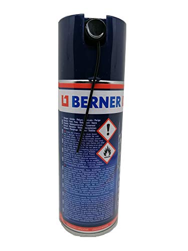 Berner Grasa spray para cadena de moto transparente 400 ml lubricante limpiador