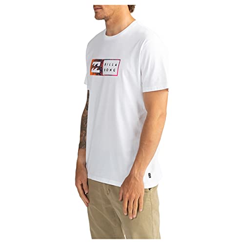 Billabong Inversed-Camiseta para Hombre, White, S