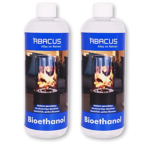 Bio Llama 2 x 1000 ml (7070) – Bio de alcohol combustible Alcohol Combustión Alcohol Combustión Spiritus Spiritus lámpara de combustible bio etanol para tischkamine – Abacus