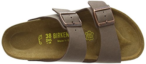 Birkenstock Schuhe Arizona Birko-Flor Nubuk Normal Mocca (151181) 43 Braun