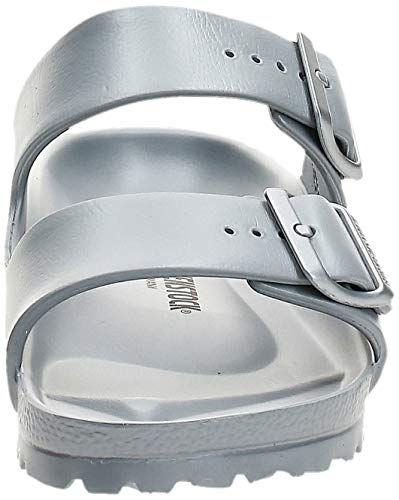 Birkenstock Schuhe Arizona EVA Schmal Metallic Silver (1003491) 41 Silber