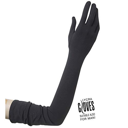 Black Gloves for Adults (Accesorio de Disfraz)