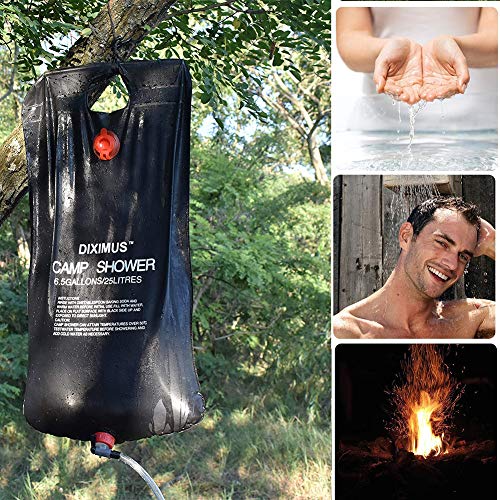 BOST 20L Bolsa Solar de Ducha, litros Bolsa de Ducha de Acampada Portatil Bolsa de Ducha Al Aire Libre para Agua Calentar Solares, Ducha de Camping para Senderismo y Escalada