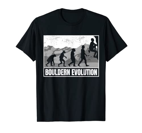 Boulder Evolution Rocódromo Interior Escalador Montañismo Camiseta