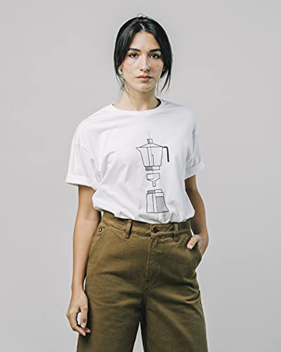 Brava Fabrics Camiseta How to Moka Mujer - Algodón Orgánico