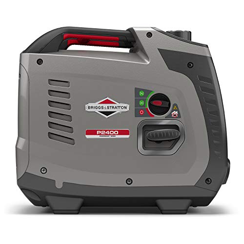Briggs & Stratton Generador Portátil Inverter PowerSmart Series P2400, 2400 Watt/1800 Watt es Potencia Limpia, Ultra silencioso y Ligero, W