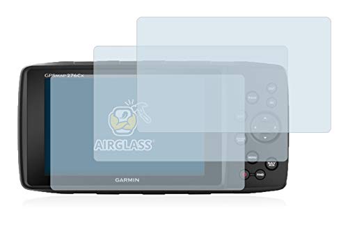 BROTECT Protector Pantalla Cristal Compatible con Garmin GPSMAP 276Cx Protector Pantalla Vidrio (3 Unidades) - Dureza Extrema, Anti-Huellas, AirGlass