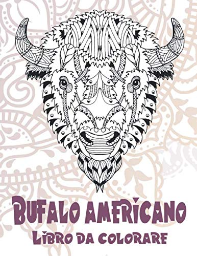 Bufalo americano - Libro da colorare
