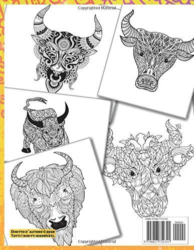 Bufalo americano - Libro da colorare per adulti