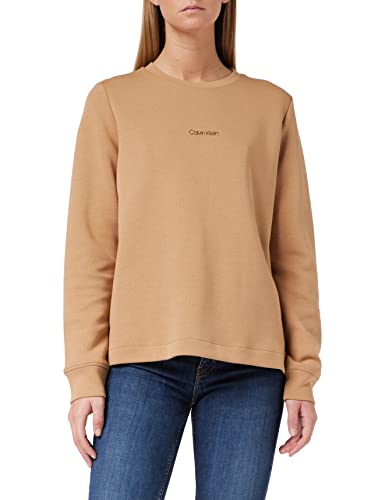 Calvin Klein Mini Sweatshirt Sudadera, Soft Camel, XS para Mujer
