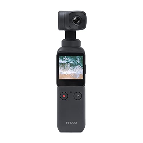 Cámara de acción - Mini cámara estabilizada en Tres Ejes, grabación de Video 4K / 2.7K / 1080P
