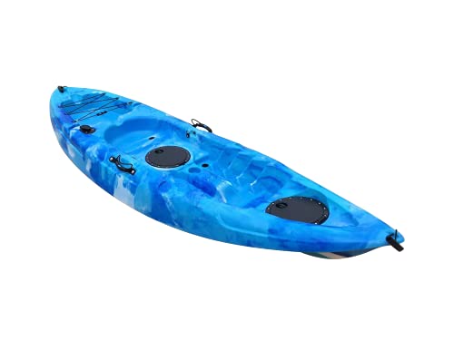 Cambridge Kayaks ES, Rocky Azul Solo Kayak, RIGIDO,