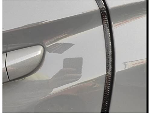 CARALL Parachoques de tira de goma de perfil de protección de puerta para puerta de coche Reforzado de metal reutilizable Universal (8 Metros)
