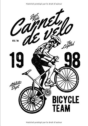 Carnet de vélo: Carnet de cyclisme à compléter | Notez vos séances de sport et entraînement ! | 140 pages au format de 7x10 pouces | Parfait pour les cyclistes en tout genre !