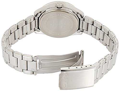 CASIO 19330 LTP-1302D-7B - Reloj Caballero Cuarzo Brazalete metálico dial Blanco